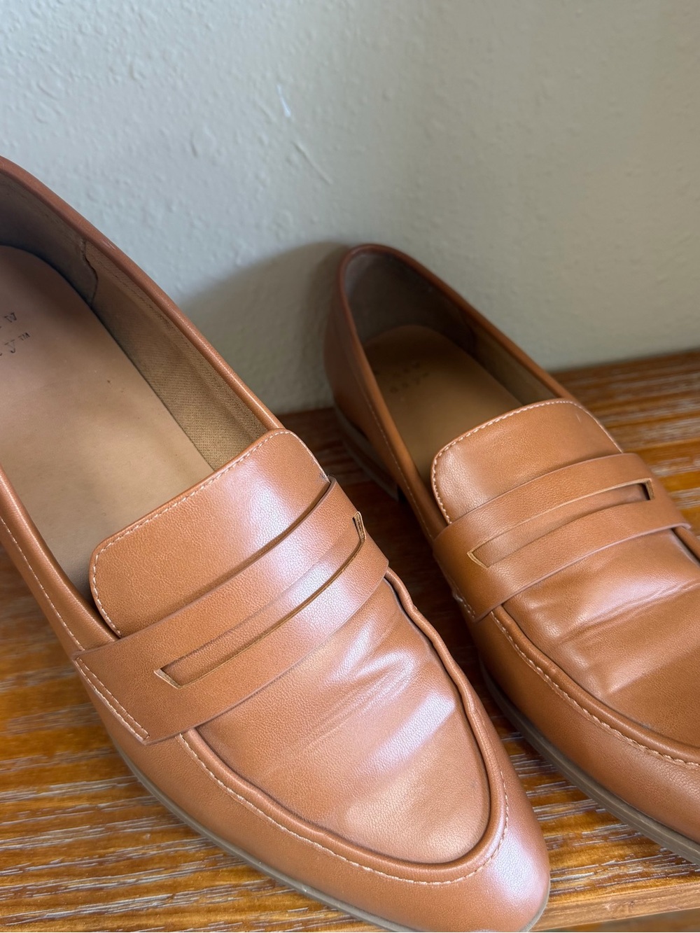 A New Day women’s Penny Loafers in Tan